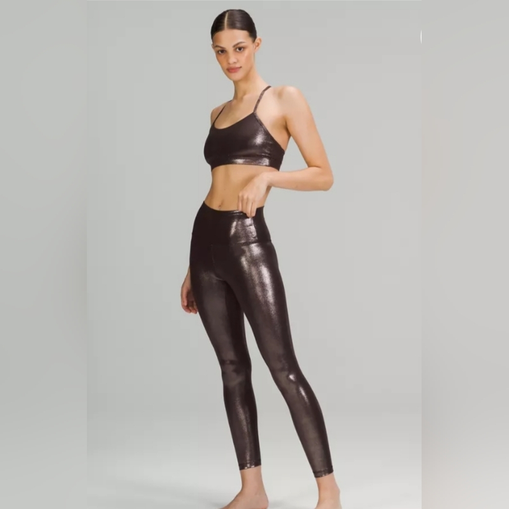 lululemon Align High Rise Pant 25 Shine Size 6 New No tag